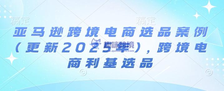 亚马逊跨境电商选品案例(更新2025年10月),跨境电商利基选品