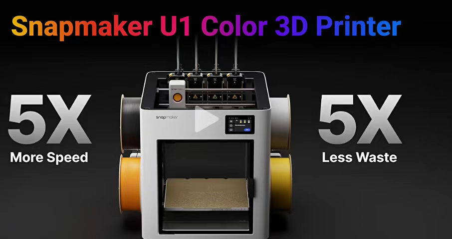 靠效率征服用户!Snapmaker 多色3D打印机众筹突破千万美元