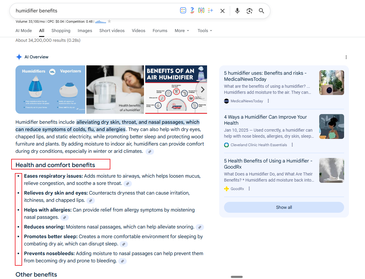参考Google AI Overview来优化文章内容