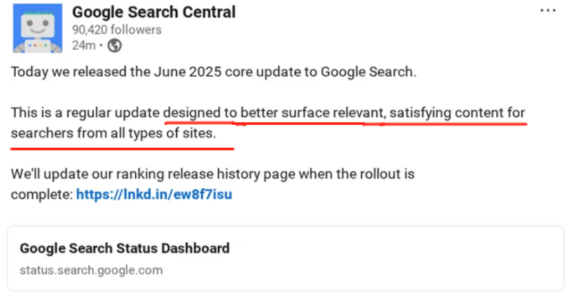 EP.96 | 谷歌6月份核心算法发布!